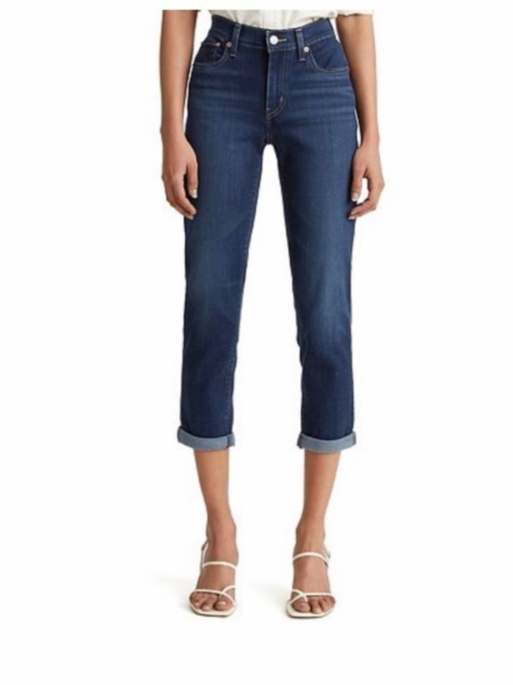 NWT Levi’s Boyfriend Jean Capris Stellar Stretch Mid Rise New Size 18W $65